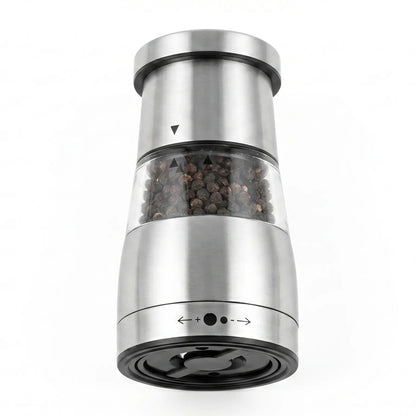 Stainless Steel Manual Pepper Grinder with Adjustable Coarseness - Premium Spice Mill for Home Cooking