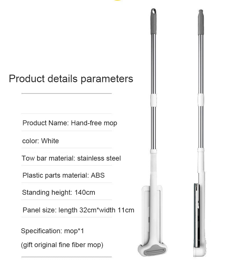 MagicSqueeze™ Self-Wringing Flat Floor Mop⁠