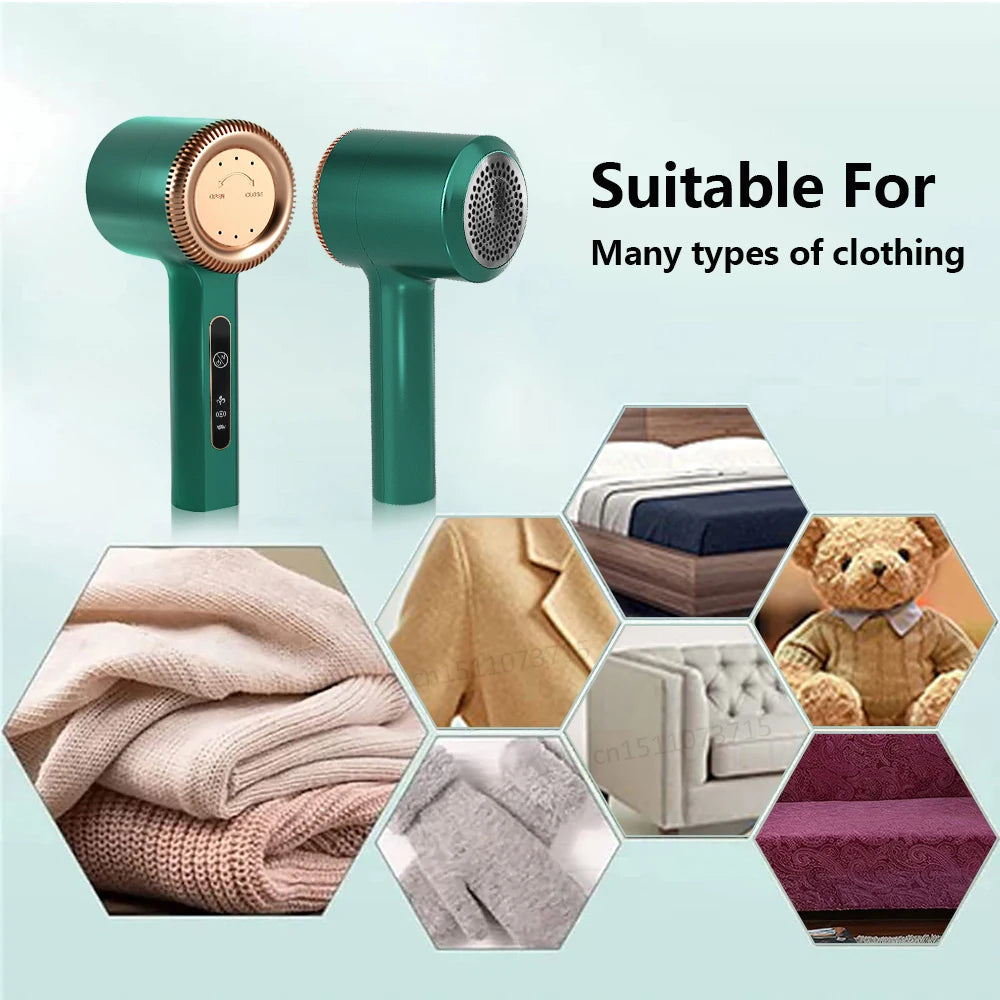 PureTrim™ Smart Rechargeable Fabric Shaver & Lint Remover⁠